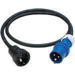 Rallonge lectrique caravane - cee fiche h07rn - f 3g 25 mm - longueur 15 m