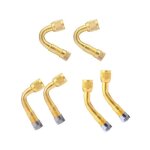 Rallonge de pneu - universel - 6 pi�ces - 45� 90� 135� - adaptateur de valve - �tanch�it� en caoutchouc ...