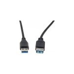 Rallonge usb 3. 0 type a / a noire - 50 mtres