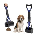 Ramasse - crotte pour chien - pelle  djections pliable 60cm - blanc - petit