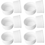 Ramequins en porcelaine lot de 12 moules À soufflés crème brulée en céramique coupelle À dessert moules ... Ramequins en porcelaine lot de 12 moules À soufflés crème brulée en céramique coupelle À dessert moules ...