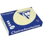 Papier - clairefontaine - trophe a4 - 160g - couleur canari - 250 feuilles