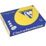 Papier - clairefontaine - trophée - a4 - 160g - jaune soleil Papier - clairefontaine - trophée - a4 - 160g - jaune soleil