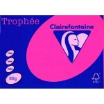 Ramette de papier couleur trophée a4 80g rose - clairefontaine - 500 feuilles - dimensions 21 x 297 cm ... Ramette de papier couleur trophée a4 80g rose - clairefontaine - 500 feuilles - dimensions 21 x 297 cm ...