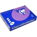 Ramette de papier couleur troph�e a4 80g troph�e violine - clairefontaine