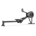 Rameur  air - half human - cran lcd 8 programmes - connexion bluetooth - noir - 150 kg