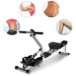 Rameur hydraulique compact rameur dappartement r�sistance r�glable �cran multifonction entra�nement complet ...