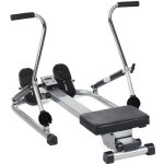 Rameur dappartement scandinave - compteur lcd 5 fonctions - ofitness