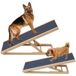 Rampes animaux rampe pour chien 100 cm de long escalier pour voiture pliable dayplus 4 rglable en hauteur ...