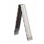Rampe de chargement pliable - hailo - 2m50 - aluminium - antidrapante - charge max 255 kg
