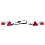 Rampe de feux remorque agricole - led - réglable 122 m à 210 m - câble 125 m - 4 fonctions Rampe de feux remorque agricole - led - réglable 122 m à 210 m - câble 125 m - 4 fonctions
