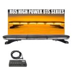 Rampe lumineuse d?avertissement led 12v 24v 126w orange + module de commande 16 modes dclairage balise ...