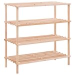 Range - chaussures en bois de sapin solide - hello shop - 4 tagres