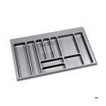Range - couverts optima pour tiroirs de cuisine - module 300 mm - plastique - gris