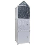 Rangement armoire modulable 3 cubes garon
