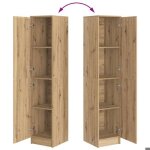 Rangement de cuisine - haut armoire ch�ne artisanal 35x39x168 cm - buffet vaisselier rangement@368797 ...