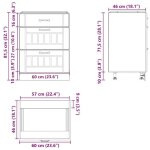 Rangement de cuisine - meuble bas de cuisine � lucca � bois ding�nierie blanc brillant - buffet vaisselier ...
