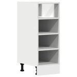 Rangement de cuisine - meuble bas riga blanc 30�x�445�x�815�cm bois ding�nierie - buffet vaisselier rangement@ ...