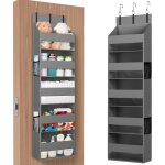 Rangement suspendu avec 5 �tag�res 3 crochets organisateur suspendu avec 4 poches lat�rales �tag�res ...