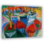 Raoul dufy tableaux c�l�bres affiche fine art bateaux � martigues reproduction pr�te � accrocher avec ...