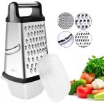 R�pe � 4 c�t�s - cuisine - acier inoxydable - antid�rapante - multifonctionnelle - compacte