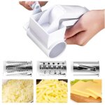 R�pe � fromage rotative avec 3 r�pe � tambour rappe a fromage manuelle moulin � r�pe fromage en plastique ...