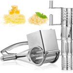 Rpe  fromage - inox - manuelle - 4 lames interchangeables - ergonomique - antidrapante