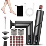 R�pe � pieds �lectrique 2 - en - 1 - la rurale - rechargeable - 9 vitesses r�glables - 60 tampons de ...