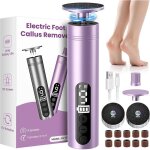 Rapeuse pieds �lectrique puissante 2 - en - 1 ponceuse pieds et lime ongles avec �cran led 9 vitesses ...