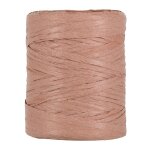 Raphia biod�gradable 5 - 8mmx100m vieux rose