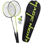 Set de badminton - schildkrt - 2 raquettes + 2 volants - sac de transport - ledmagic night led