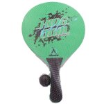 Raquette de beach - non spcifi - lot de 2 - couleur verte - pour adultes - avec 1 balle