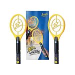 Raquette �lectrique anti - moustique lot de 2 destructeur insectes 4000v rechargeable usb avec lampe ...