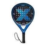 Raquette de padel - koopman international - bleu / noir - adulte - 35x26x37 cm