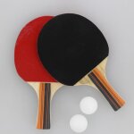 Raquettes de ping pong - ping pong - x2 - 2 balles - housse de transport - mixte Raquettes de ping pong - ping pong - x2 - 2 balles - housse de transport - mixte