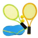 Raquette de tennis - non sp�cifi� - ensemble enfant - 2 raquettes en plastique - 2 balles en mousse - ...