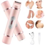 Rasoir 2 en 1 pour femme - rasoir pour femme - tondeuse maillot pour femme - mini �pilateur pour poils ...
