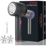 Rasoir anti bouloche electrique anti peluche rechargeable portable avec 2 lames et de nettoyage adsorption ...