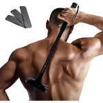Rasoir dos tondeuse pour corps homme rasage pour dos with long manche 54. 5cm rglable incurv diy pilation ...