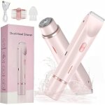 Rasoir �lectrique 2 en 1 pour femme et tondeuse maillot - sans fil utilisable sur peau s�che ou humide ...