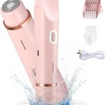 Rasoir �lectrique femme 2 en 1 tondeuse corps jambes aisselles visage - jzsh - r�chargeable utilisation ...