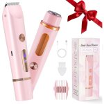Rasoir �lectrique femme - dema - tondeuse bikini 2 en 1 - utilisation peau s�che ou humide