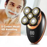 Rasoir électrique hommes marque super 4d rotatif 5 tête rasée portable rechargeable usb étanche conduire ... Rasoir électrique hommes marque super 4d rotatif 5 tête rasée portable rechargeable usb étanche conduire ...