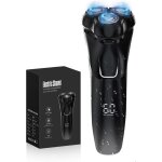 Rasoir �lectrique homme - t�te flottante 4d - ipx7 �tanche et autonomie 120 min - noir