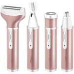 Rasoir lectrique - marron - dispositif de rasage - utilisation intime - tte lavable - accessoires inclus ...