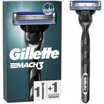 Rasoir - gillette - mach3 - 3 lames - acier inoxydable - recharge inclus