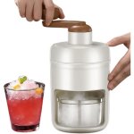 Rasoir � glace broyeur � glace manuel appareil � gla�ons et � c�nes de neige portable avec 3 moules � ...