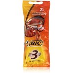 Rasoirs jetables - bic - bic 3 sensitive - lot de 2 - pour peau sensible - mixte