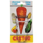 Rasoir lgumes castor inox blister