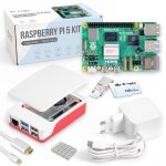 Raspberry pi 5 8 go starter - set �dition 128 go alimentation 27w bo�tiers officiel avec ventilateur ...